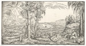 St. John na ostrově Patmos, c. 1545-55.