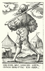 Landsknecht od Virgilius the elder Solis