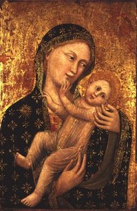 Madonna a dítě (panel)