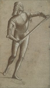 Carpaccio - Gondoliér (recto), asi 1514-1520 od Vittore Carpaccio