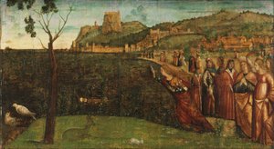 Carpaccio - Proměna Alkyony, asi 1502-1507 od Vittore Carpaccio