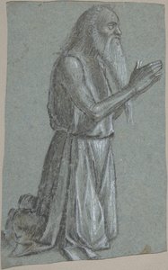 Svatý Jeroným recto, Voják s kopím verso, 1460-1525. od Vittore Carpaccio