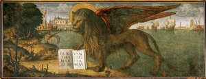 Lev svatého Marka (olej na plátně) od Vittore Carpaccio