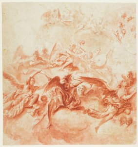 Hudební andělé od Vittorio Maria Bigari