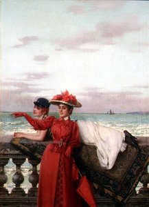 Daydreamers (jeden z páru) od Vittorio Matteo Corcos