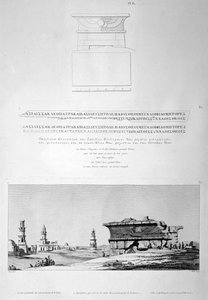 Chrám Apollinopolis Magna Edfu, Egypt, 1802