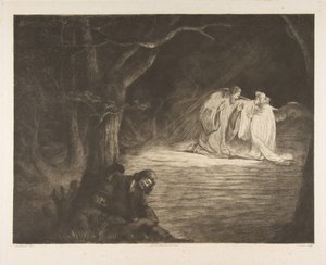 Kristus na Olivové hoře, konec 18.-začátek 19. století.