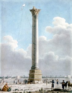 Pompeyův sloup, Alexandrie 1798, 1798