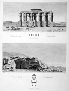 Chrám Hermopolis a egyptské hrobky Lycopolis, 1802