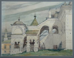 Kostel Nejsvětější Trojice v Solikamsku, 1909 od Vladimir Alexandrovich Plotnikov