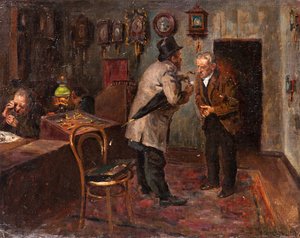 U klenotníků, 1917 od Vladimir Egorovic Makovsky