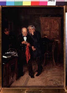 Důvěra. Peinture de Vladimir Jegorovič Makovski (Makovskij, Makovskij) (1846-1920), huile sur toile od Vladimir Egorovic Makovsky