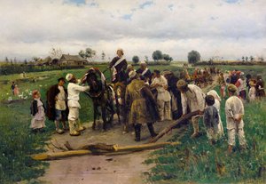 Závěsný od Vladimir Egorovic Makovsky
