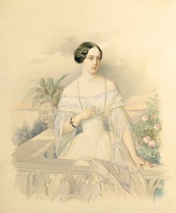 Portrét velkovévodkyně Olgy Nikolaevny, 1846 (wc na kartonu)