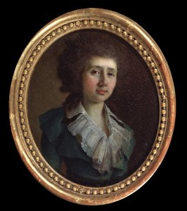 Portrét spisovatele Vasilije V. Kapnista (1757 nebo 1758-1823). (Portrét autora Vasilije V. Kapnista). Obraz Vladimíra Lukiče Borovikovského (ou Borovikovského) (1757-1825). Huile sur Toile od Vladimir Lukich Borovikovsky