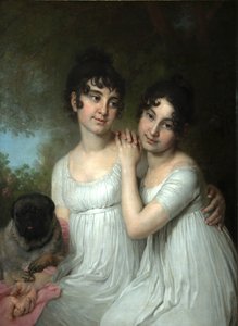 Portrét hraběnky E.A. a A.A. Kurakin, 1802 od Vladimir Lukich Borovikovsky