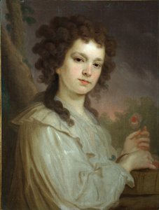 Portrét Olgy Kuzminichny Filippové 1772-1829, 1790 od Vladimir Lukich Borovikovsky