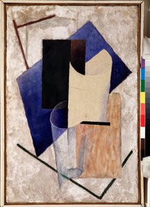 Nature morte (Zátiší), cca 1920 (olej na dřevě) od Vladislav Maximilianovich Strzheminsky