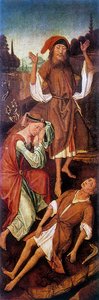 Adam a Eva pláčou nad tělem schopných, c1440-1495.