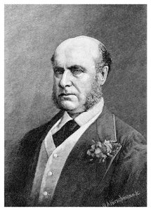 Sir Hercules Robinson, britský koloniální správce 1886. od WA Hirschmann