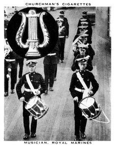 Hudebník, Royal Marines, 1937.