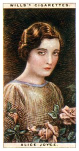Alice Joyce 1890-1955, americká herečka, 1928.