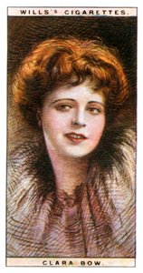 Clara Bow 1905-1965, americká herečka a sexuální symbol, 1928.