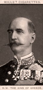 H.M Řecký král, 1908. od WD and HO Wills