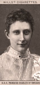 H.R.H princezna Charles Švédska, 1908. od WD and HO Wills
