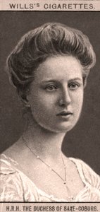 H.R.H. Vévodkyně ze Saxe-Coburg, 1908. od WD and HO Wills
