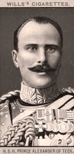 H.S.H. princ Alexander z Tecku, 1908.