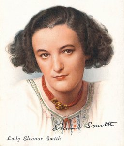 Lady Eleanor Smith, 1937. Umělci: Neznámí, WD & HO Wills.