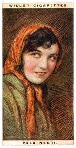 Pola herečka 1894-1987, polská herečka, 1928.