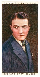 Richard Barthelmess 1895-1963, americká filmová hvězda, 1928. od WD and HO Wills