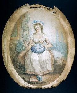 Polštářová krajkářka, konec 18.-začátek 19. století od WN Gardner