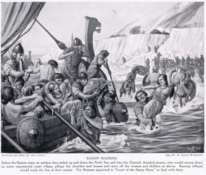 Saxon Raiders, ilustrace z 
