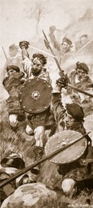 The Highlanders v bitvě u Killiecrankie, 27. července 1689 (litho)