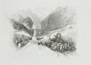 Hannibal (247-183 př. n. l.) Průjezd Alpami od W.R. Smith