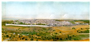 Panorama Jeruzaléma, c1870.