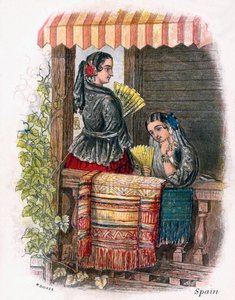 Španělská dívka, 1809.