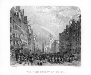 High Street, Edinburgh, 1870.