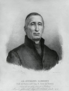 Portrét Giuseppe Zamboniho (1776-1846), italského katolického kněze a fyzika