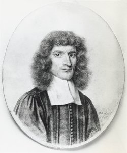 Portrét Isaaca Barrowa (1630-1677), anglický křesťanský teolog a matematik, rytina