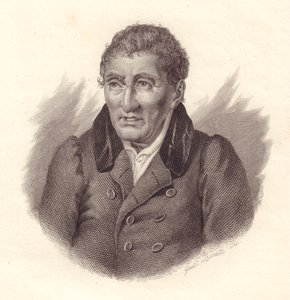 Portrét italského básníka Jacopa Vittorelliho (1749-1835), mědirytina od Bonattiho od John Ward Dunsmore