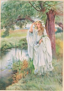 Ofélie, z „Hamleta“ od Williama Shakespeara, vydání vydané nakladatelstvím Hodder und Stoughton v roce 1915