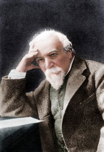 Robert Browning , anglický básník a dramatik, konec 19. století. od W H Grove