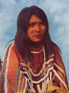 Indiánská žena Sarcee, 1912 od W. Hanson Boorne