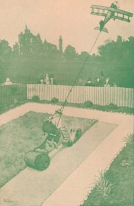 Tip pro letec doma na dovolené, c1918 1919 od William Heath Robinson