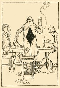 Vítězná karta na diamantovém esu, 1910. od William Heath Robinson