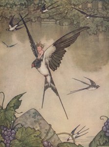 Ano, půjdu s tebou! Řekl Tommelise, c1930 od William Heath Robinson